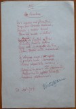 Poezie in manuscris, Victor Eftimiu; Renasterea, 1954