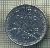 9357 MONEDA- FRANTA - 1/2 FRANC -anul 1971 -starea care se vede, Europa