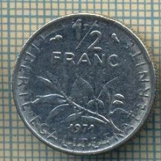 9357 MONEDA- FRANTA - 1/2 FRANC -anul 1971 -starea care se vede
