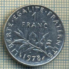 9347 MONEDA- FRANTA - 1 FRANC -anul 1978 -starea care se vede