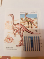 sahara occidentala / dinozauri MNH foto