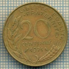 9376 MONEDA- FRANTA - 20 CENTIMES -anul 1971 -starea care se vede