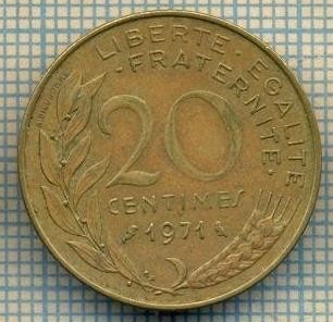 9376 MONEDA- FRANTA - 20 CENTIMES -anul 1971 -starea care se vede