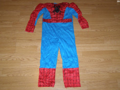 costum carnaval serbare spiderman pentru copii de 3-4 ani foto