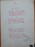 Poezie in manuscris , Victor Eftimiu ; Iubiri inalte , mason , aroman