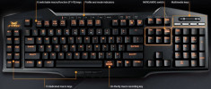 Tastatura Gaming Asus Mechanical Strix Tactic Pro Black foto