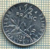 9353 MONEDA- FRANTA - 1/2 FRANC -anul 1997 -starea care se vede, Europa