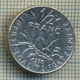 9371 MONEDA- FRANTA - 1/2 FRANC -anul 1978 -starea care se vede foto