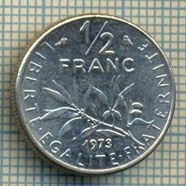 9363 MONEDA- FRANTA - 1/2 FRANC -anul 1973 -starea care se vede
