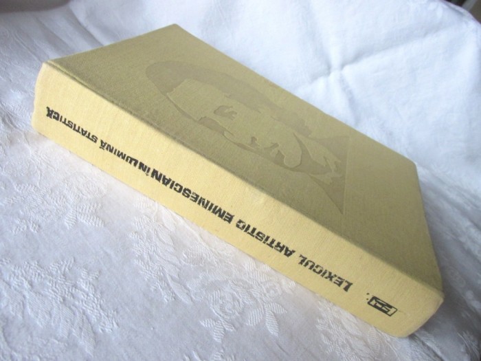 &quot;LEXICUL ARTISTIC EMINESCIAN in lumina statistica&quot;, Luiza Seche, 1974. Tiraj 1500 exemplare