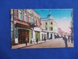 CARTE POSTALA * GALATI , STRADA DOMNEASCA SI CASA HELDER - DEPOSITU I. SARAGA, Necirculata, Printata