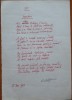 Poezie in manuscris, Victor Eftimiu; Noembrie, 1954