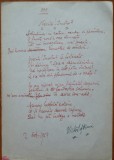 Poezie in manuscris, Victor Eftimiu; Nainte ! Incotro ?, 1954