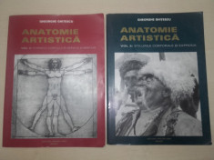 ANATOMIE ARTISTICA- GHEORGHE GHITESCU, Volumele 2 si 3 foto