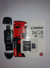 MICRO SD KINGSTON 16GB+CADOU! foto