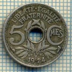 9325 MONEDA- FRANTA - 5 CENTIMES -anul 1924 -starea care se vede