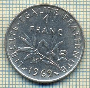 9344 MONEDA- FRANTA - 1 FRANC -anul 1969 -starea care se vede