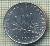 9327 MONEDA- FRANTA - 1 FRANC -anul 1974 -starea care se vede, Europa