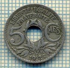 9321 MONEDA- FRANTA - 5 CENTIMES -anul 1925 -starea care se vede