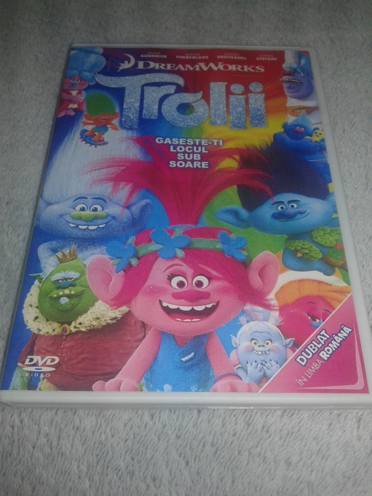 TROLII ( Trolls ) - DVD Desene Animate Dublat in Limba Romana, dream works  | Okazii.ro