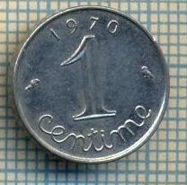 9307 MONEDA- FRANTA - 1 CENTIME -anul 1970 -starea care se vede