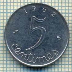 9303 MONEDA- FRANTA - 5 CENTIMES -anul 1962 -starea care se vede