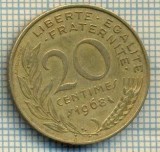 9378 MONEDA- FRANTA - 20 CENTIMES -anul 1968 -starea care se vede