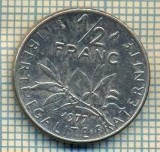 9369 MONEDA- FRANTA - 1/2 FRANC -anul 1977 -starea care se vede, Europa