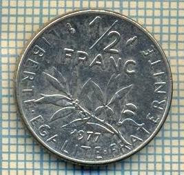 9369 MONEDA- FRANTA - 1/2 FRANC -anul 1977 -starea care se vede foto