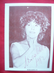 Fotografia cu autograf - Mirabela Dauer 1982 foto