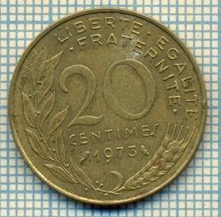 9388 MONEDA- FRANTA - 20 CENTIMES -anul 1973 -starea care se vede