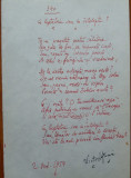 Poezie de Victor Eftimiu ;Cu luptatorii sau cu inteleptii ,1954 , mason , aroman