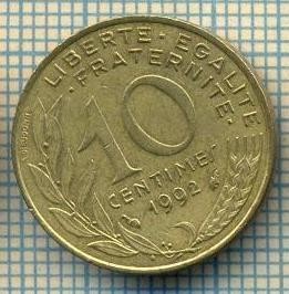 9434 MONEDA- FRANTA - 10 CENTIMES -anul 1992 -starea care se vede