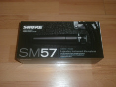Microfon dinamic Shure SM57 pentru instrumente muzicale foto