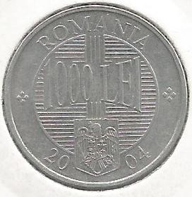 ROMANIA 1000 1.000 LEI 2004 [2] XF , livrare in cartonas
