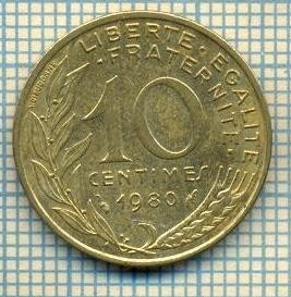 9437 MONEDA- FRANTA - 10 CENTIMES -anul 1980 -starea care se vede foto