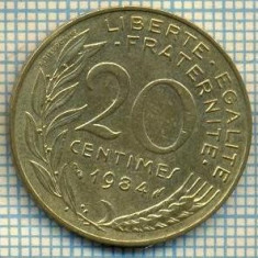 9384 MONEDA- FRANTA - 20 CENTIMES -anul 1984 -starea care se vede