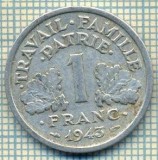 9470 MONEDA- FRANTA - 1 FRANC -anul 1943 -GUVERN VICHY -starea care se vede, Europa