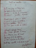 Poezie in manuscris, Victor Eftimiu; Minti-vom moartea, 1910