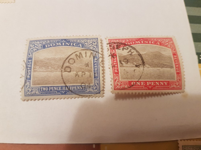 anglia/colonii/dominica 1903-7 vederi/ 2v.