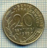 9405 MONEDA- FRANTA - 20 CENTIMES -anul 1989 -starea care se vede, Europa