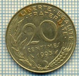 9396 MONEDA- FRANTA - 20 CENTIMES -anul 1993 -starea care se vede foto