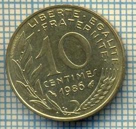 9425 MONEDA- FRANTA - 10 CENTIMES -anul 1986 -starea care se vede foto