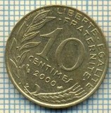 9427 MONEDA- FRANTA - 10 CENTIMES -anul 2000 -starea care se vede, Europa