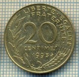 9380 MONEDA- FRANTA - 20 CENTIMES -anul 1995 -starea care se vede, Europa