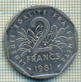 9466 MONEDA- FRANTA - 2 FRANCS -anul 1981 -starea care se vede, Europa