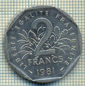 9466 MONEDA- FRANTA - 2 FRANCS -anul 1981 -starea care se vede foto