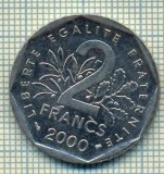 9464 MONEDA- FRANTA - 2 FRANCS -anul 2000 -starea care se vede, Europa