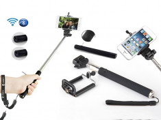 Suport telescopic pentru selfie Bluetooth foto