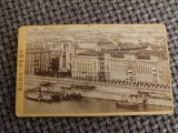 Fotografie unicat,facuta la 1882.Buda-Pest,hotel Hungaria.Reducere!, Alb-Negru, Europa, Cladiri